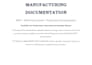 create manufacturing sops, work instructions and production documentation